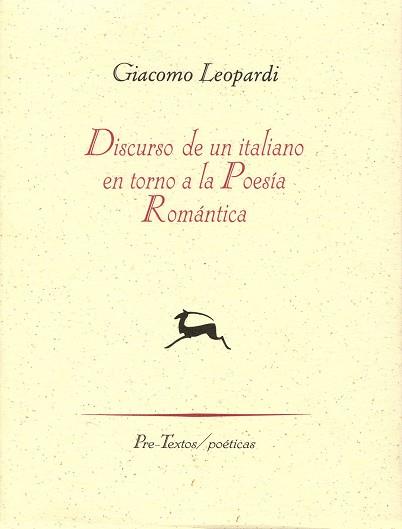 DISCURSO DE UN ITALIANO EN TORNO A LA POESIA ROMANTICA | 9788481912142 | LEOPARDI, GIACOMO