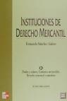 INSTITUCIONES DE DERECHO MERCANTIL VOL. 2 | 9788448121037 | SANCHEZ CALERO, FERNANDO