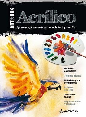 ART BOX. ACRÍLICO. KIT LIBRO + LÁMINAS+ MATERIAL | 9788434214002 | EQUIPO PARRAMÓN