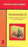 ECONOMETRIA II ANALISIS DE MODELOS ECONOMETRICOS | 9788472881730 | ALVAREZ VAZQUEZ, NELSON