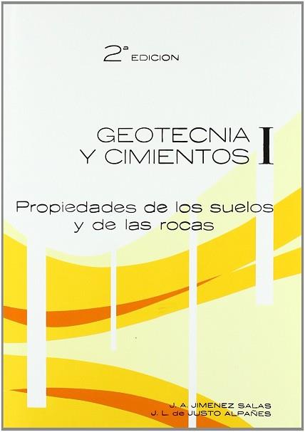 GEOTECNIA Y CIMIENTOS. (TOMO 1) | 9788472070080 | JIMENEZ SALAS, JOSE ANTONIO