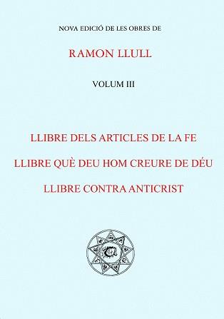 LLIBRE DELS ARTICLES DE LA FE (R.LLULL-3) | 9788487026591 | LLULL,RAMON