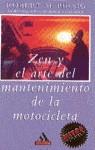 ZEN Y EL ARTE DEL MANTENIMIENTO DE LA MOTOCICLETA (MB) | 9788439703662 | PIRSIG, ROBERT M.