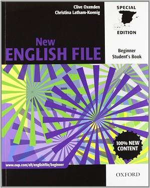 NEW ENGLISH FILE BEG SB+WB W/O MROM PK | 9780194594677 | VARIOS AUTORES