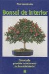 BONSAI DE INTERIOR.COMO CUIDAR Y MODELAR CORRECTA | 9788428209670 | LESNIEWICZ, PAUL