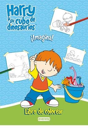 HARRY Y SU CUBO DE DINOSAURIOS: IMAGINA LIBRO COLOREAR | 9788444165189 | REYNOLDS  ADRIAN / WHYBROW  IAN