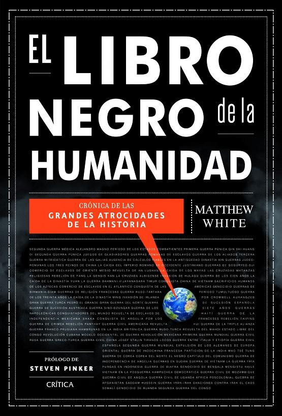 EL LIBRO NEGRO DE LA HUMANIDAD | 9788498926422 | MATTHEW WHITE