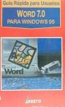 ACCES 7.0 PARA WINDOWS 95, GUIA RAPIDA PARA USUARI | 9788489554337 | AA.VV.