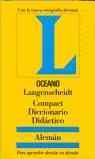 DICCIONARIO COMPACT DIDACTICA ALEMAN LANGENSCHEIDT | 9788495199492 | VARIS