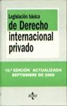 LEGISLACION DERECHO INTERNACIONAL PRIVADO | 9788430935826 | BORRAS RODRIGUEZ, A.