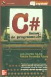 C# MANUAL DE PROGRAMACION | 9788448136246 | JOYANES AGUILAR, LUIS