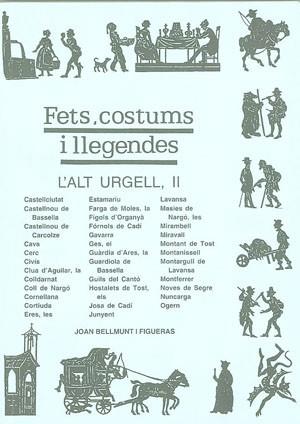 FETS COSTUMS I LLEGENDES ALT URGELL II | 9788479356545 | BELLMUNT FIGUERAS, JOAN