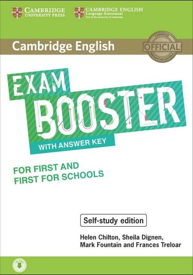 CAMBRIDGE ENGLISH EXAM BOOSTER WITH ANSWER KEY FOR FIRST AND FIRST FOR SCHOOL | 9781108553933 | VV. AA.