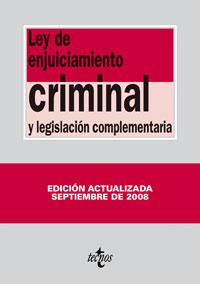 LEY DE ENJUICIAMIENTO CRIMINAL LEGISLACION COMPLEM. 08 | 9788430947430 | VV.AA.