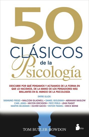 50 CLASICOS DE LA PSICOLOGIA | 9788478086009 | BOWDON BUTLER, TOM