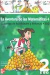 AVENTURA DE LAS MATEMATICAS 4 2 ESO CUADERNO ACTIVIDADES | 9788448138394 | URIONDO, J.L.