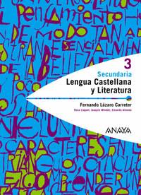 LENGUA CASTELLANA 3 ESO (CAT) | 9788466711883 | LAZARO CARRETER, FERNANDO