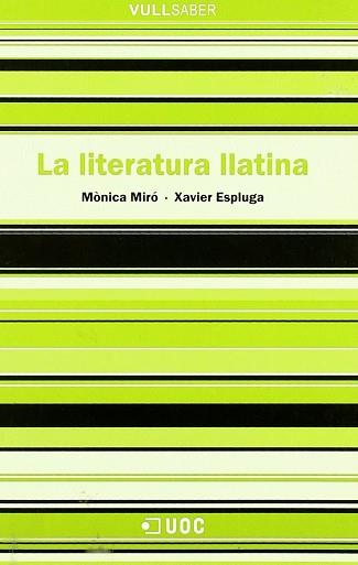 LITERATURA LLATINA LA VULL SABER | 9788497884365 | MIRO, MONICA / ESPLUGA, XAVIER