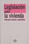 LEGISLACION SOBRE LA VIVIENDA (2003) | 9788430939534 | GARCIA MACHO, RICARDO