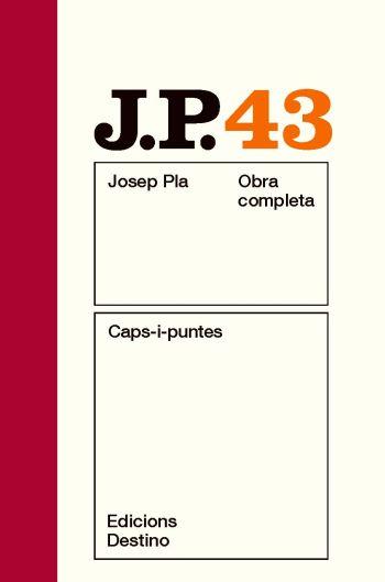 CAPS-I-PUNTES | 9788497101837 | PLA, JOSEP