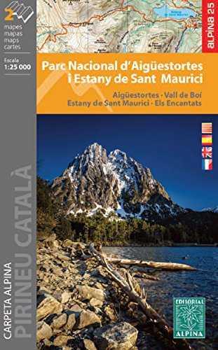 MAPA PN AIGUESTORTES ESTANY ST MAURICI [2 MAPES] 1:25.000-ALPINA | 9788480906951 | VV. AA.