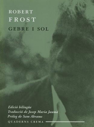 GEBRE I SOL AN-19 | 9788477274001 | FROST, ROBERT