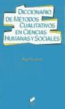 DICCIONARIO DE METODOS CUALITATIVOS EN CIENCIAS HUMANAS Y SO | 9788477388210 | MUCCHIELLI, ALEX