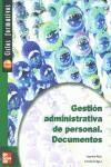 GESTION ADMINISTRATIVA DE PERSONAL CF GM DOCUMENTOS (2002) | 9788448135034 | RUIZ