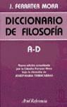 DICCIONARIO DE FILOSOFIA A-D (TAPA DURA) | 9788434405011 | FERRATER MORA, JOSE