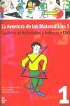 AVENTURA DE LAS MATEMATICAS 3 1 ESO CUADERNO DE ACTIVIDADES | 9788448134907 | URIONDO, J.L.