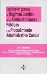 LEGISLACION GENERAL DE REGIMEN JURIDICO DE LAS ADMINISTRACIO | 9788430944606 | LEGUINA VILLA, JESÚS / LAZO VITORIA, XIMENA / COL.