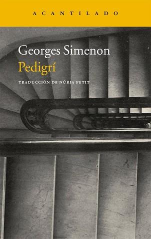 PEDIGRÍ | 9788416011643 | SIMENON, GEORGES