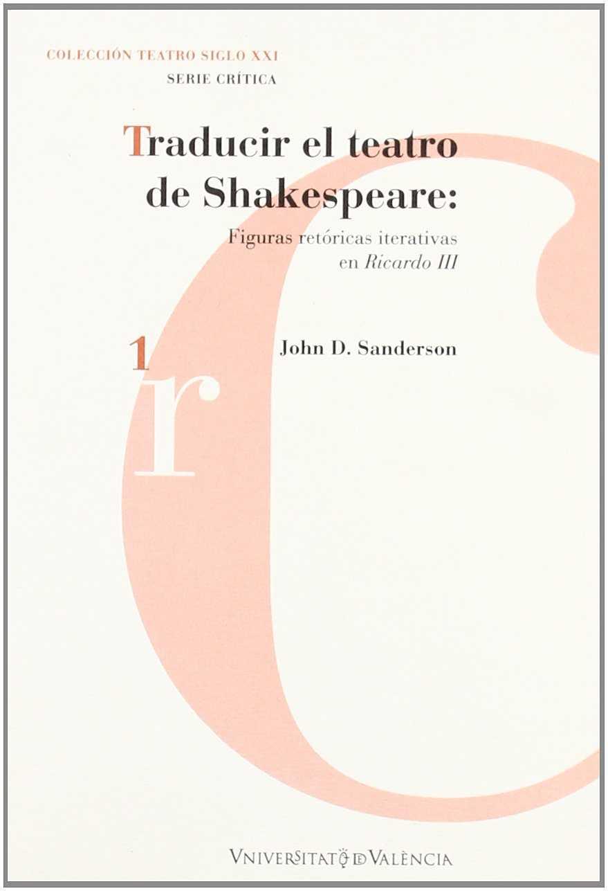 TRADUCIR EL TEATRO DE SHAKESPEARE | 9788437054087 | SANDERSON, JOHN D.