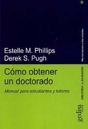 COMO OBTENER UN DOCTORADO | 9788474327472 | PHILLIPS, ESTELLE M.