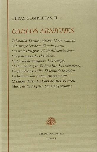 CARLOS ARNICHES.OBRAS COMPLETAS II | 9788475064369 | ARNICHES, CARLOS