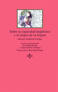 SOBRE LA CAPACIDAD LINGUISTICA | 9788430929498 | FICHTE, JOHANN GOTTLIEB