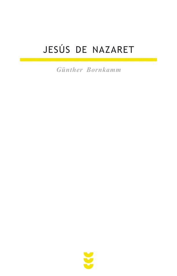 JESUS DE NATZARET | 9788430106530 | BORNKAMM, GÜNTHER