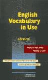 ENGLISH VOCABULARY IN USE ADVANCED | 9780521653978 | MCCARTHY, MICHAEL