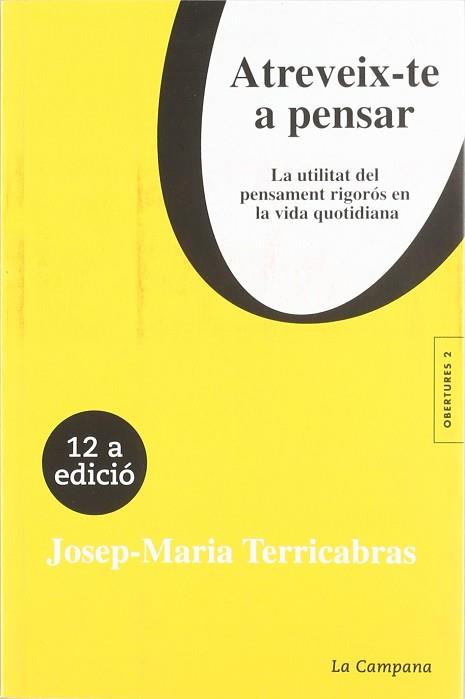 ATREVEIX-TE A PENSAR | 9788488791566 | TERRICABRAS, JOSEP-MARIA