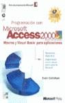 PROGRAMACION CON MICROSOFT ACCESS 2000 | 9788448125165 | CALLAHAN, EVAN