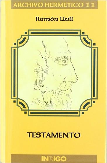 TESTAMENTO | 9788489768567 | LLULL, RAMON