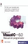 MICROSOFT VISUAL C++ 6.0 MANUAL DEL PROGRAMADOR | 9788448121273 | ZARATIAN, BECK