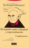 MUNDO COMO VOLUNTAD Y REPRESENTACION COMPLEMENTOS | 9788481646078 | SCHOPENHAUER, ARTHUR