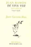 JUAN RAMON DE VIVA VOZ VOL. 2 | 9788481912289 | GUERRERO RUIZ, JUAN