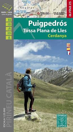 MAPA PUIGPEDROS TOSSA PLANA DE LLES 1:25.000 -ALPINA | 9788480907361 | AA.VV.