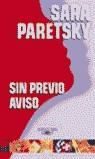 SIN PREVIO AVISO | 9788420400112 | PARETSKY, SARA