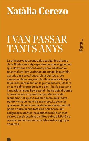 I VAN PASSAR TANTS ANYS | 9788416738045 | CEREZO, NATÀLIA