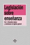 LEGISLACION SOBRE ENSE¥ANZA VOL.1 | 9788430939466 | EMBID IRUJO, ANTONIO