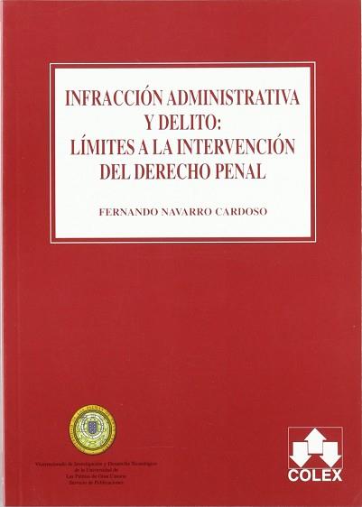 INFRACCION ADMINISTRATIVA Y DELITO LIMITES A LA INTERVENCION | 9788478796502 | NAVARRO CARDOSO, FERNANDO