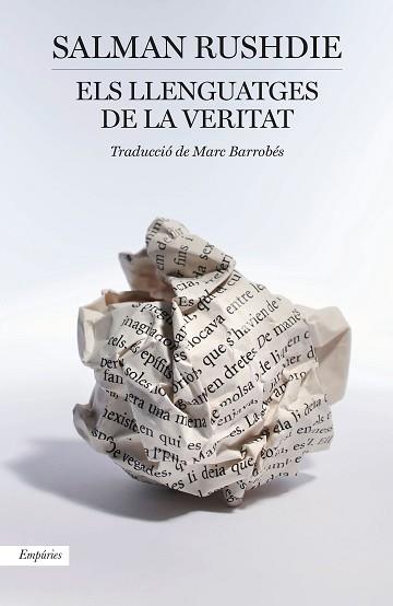 LLENGUATGES DE LA VERITAT | 9788418833823 | RUSHDIE, SALMAN